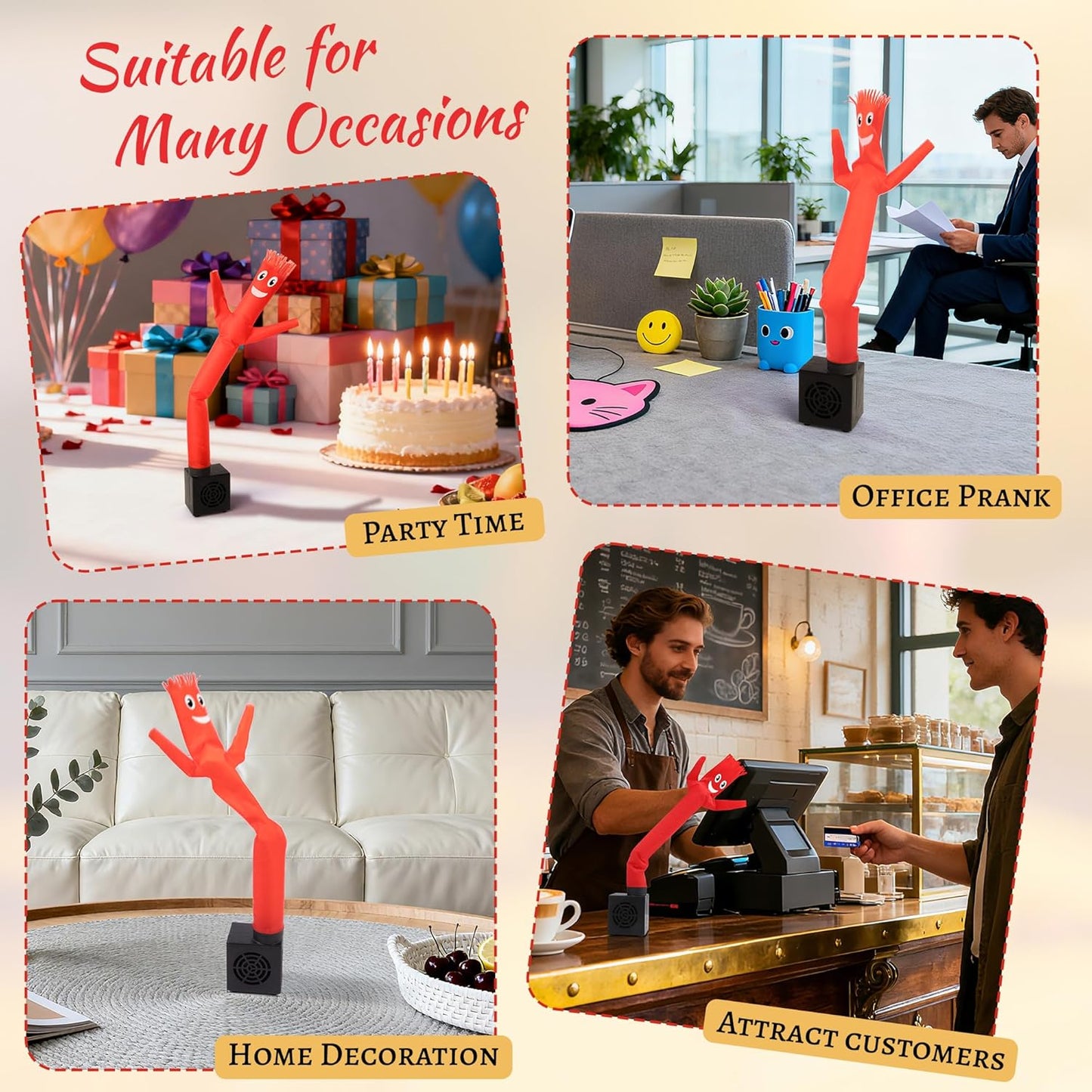 Mini Wacky Waving Inflatable Tube Guy with Blower