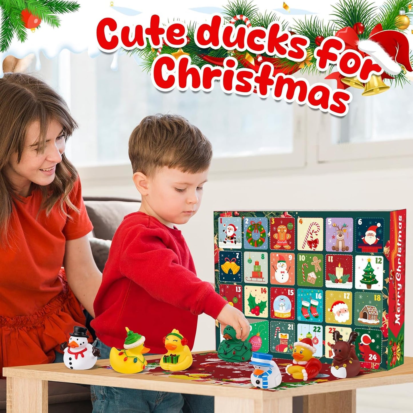 2025 Advent Calendar Christmas Rubber Ducks