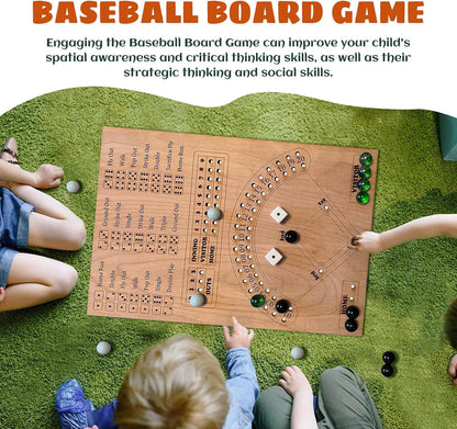 Baseball Dice Board Game for Kids & Adults