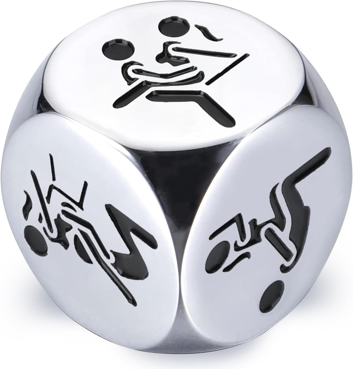 Steel Food Decision Dice