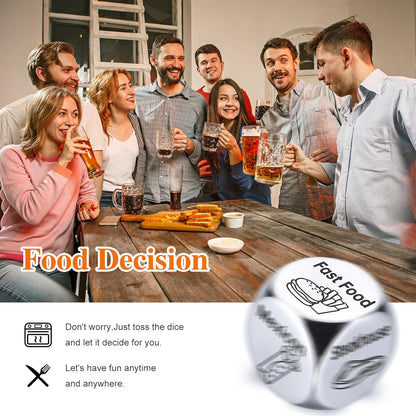 Steel Food Decision Dice