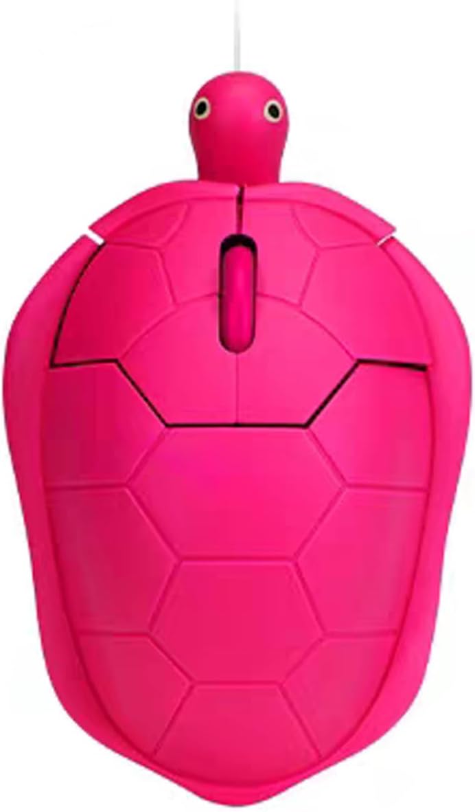 Cute Animal Turtle Shape USB Wired Corded Mouse