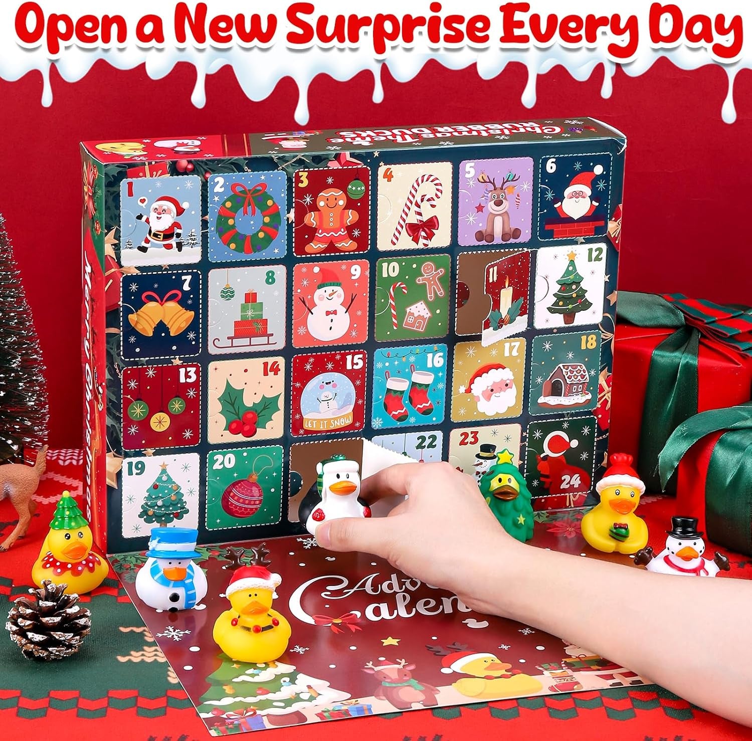 2025 Advent Calendar Christmas Rubber Ducks