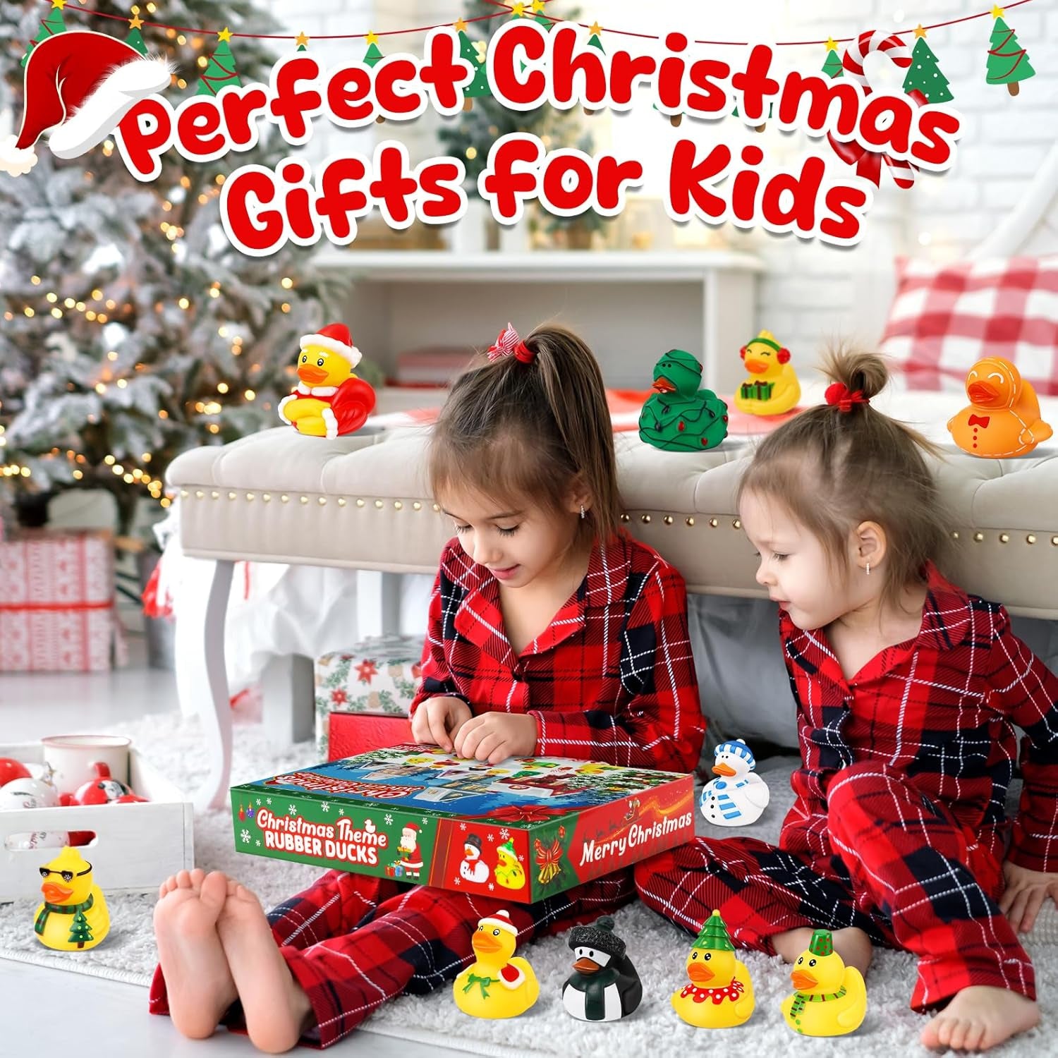 2025 Advent Calendar Christmas Rubber Ducks