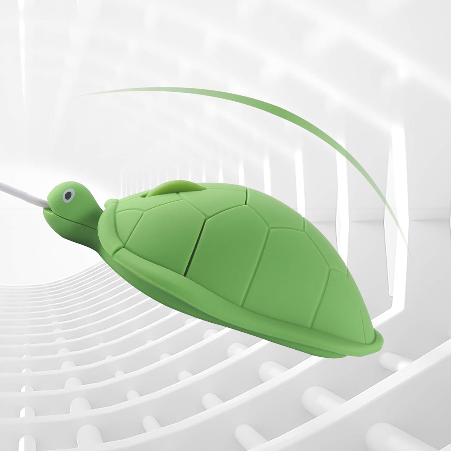 Cute Animal Turtle Shape USB Wired Corded Mouse