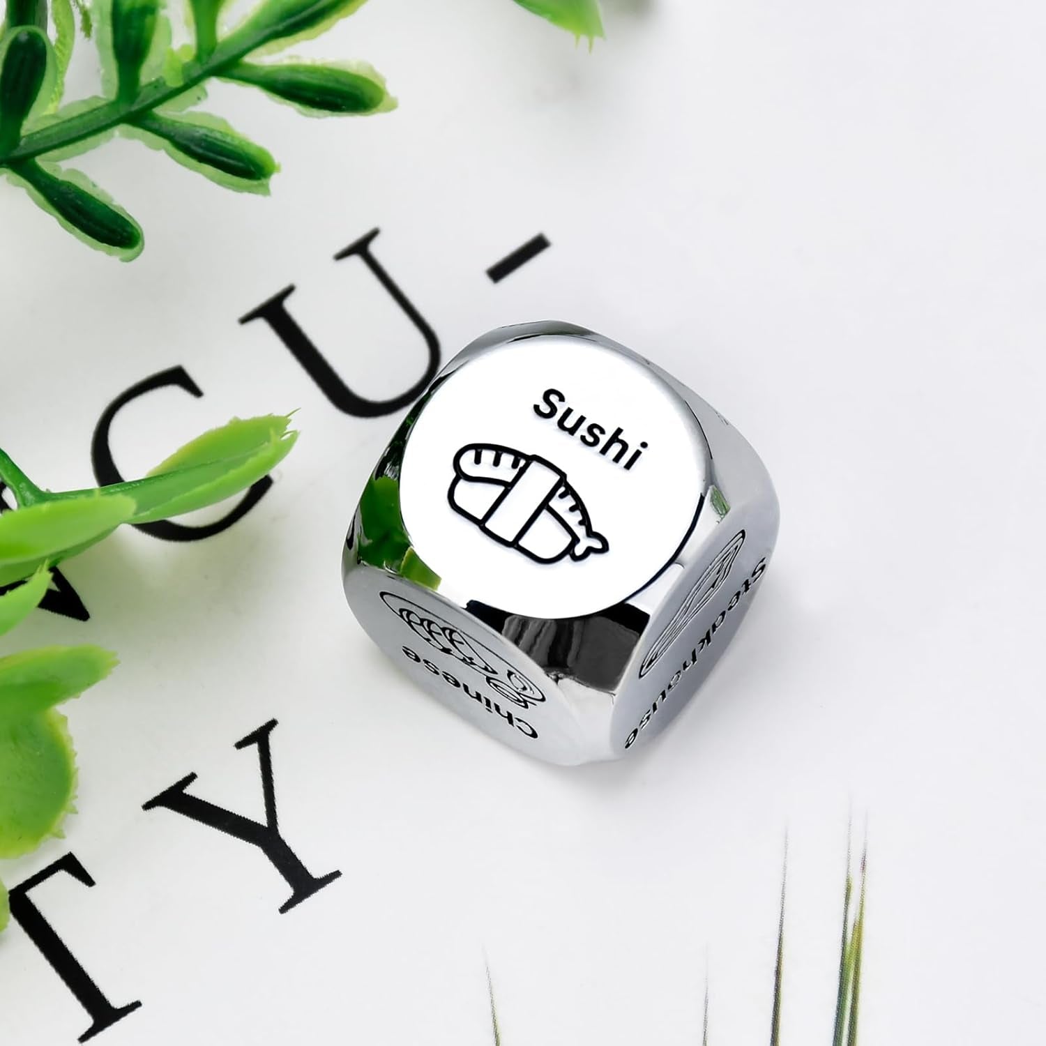 Steel Food Decision Dice