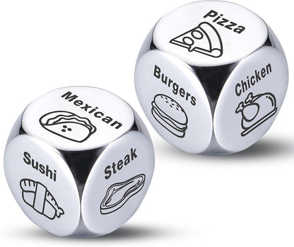 Steel Food Decision Dice