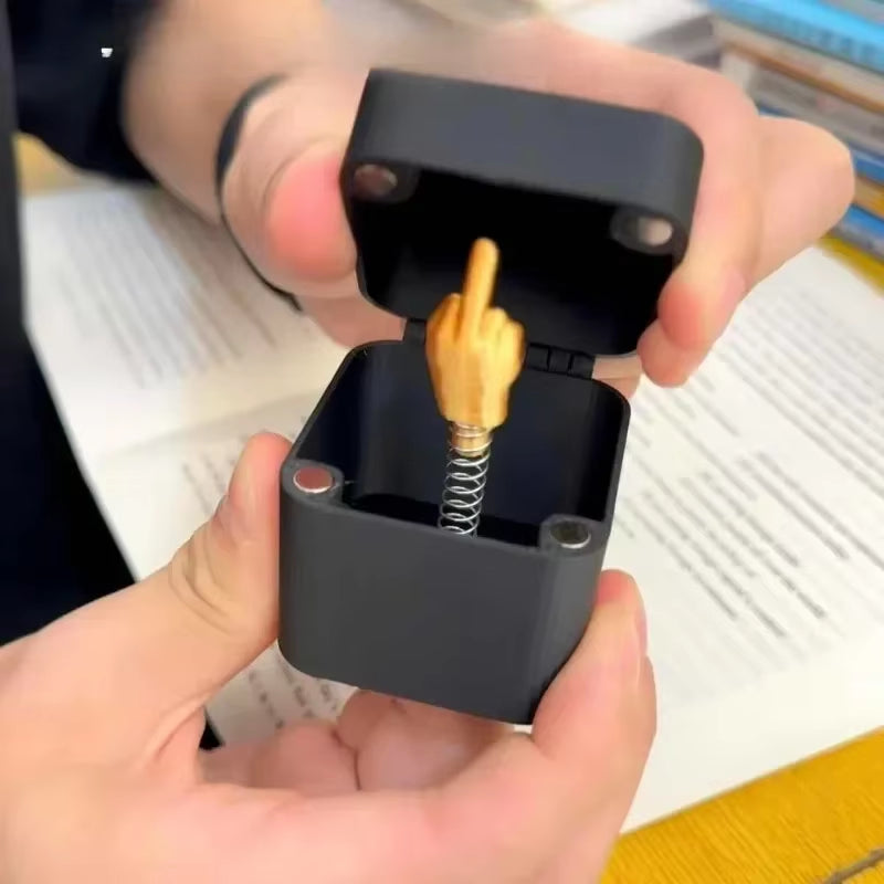 Annoying Christmas PrankBox Middle Finger Add-On