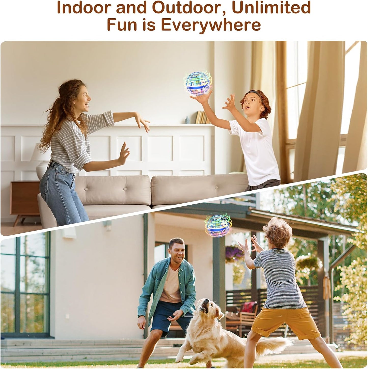 Flying Boomerang Ball