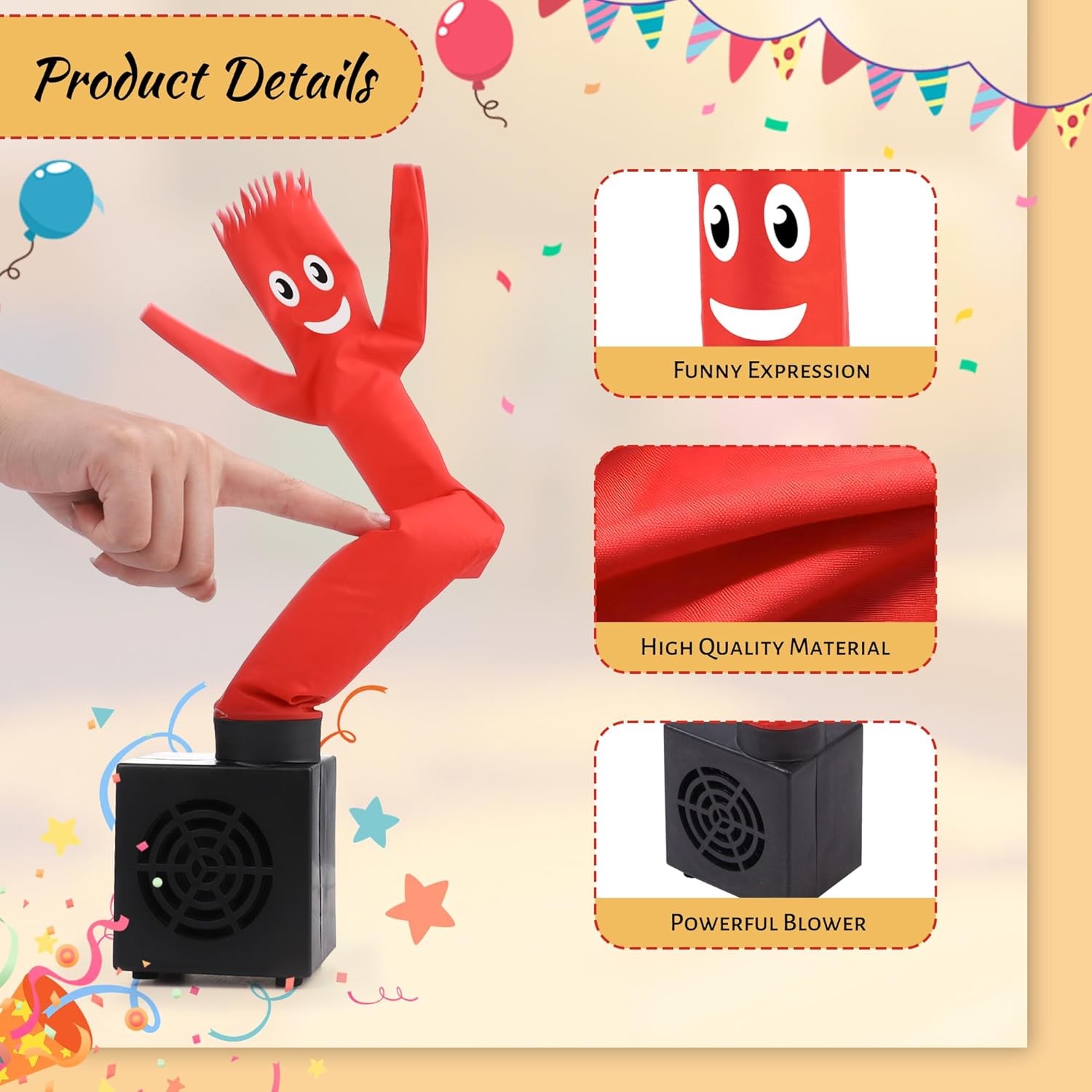 Mini Wacky Waving Inflatable Tube Guy with Blower