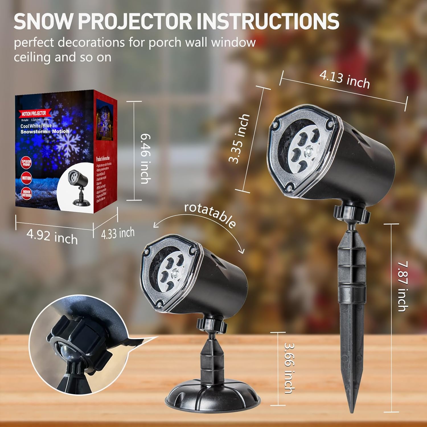 Christmas Projector Lights Outdoor, Indoor