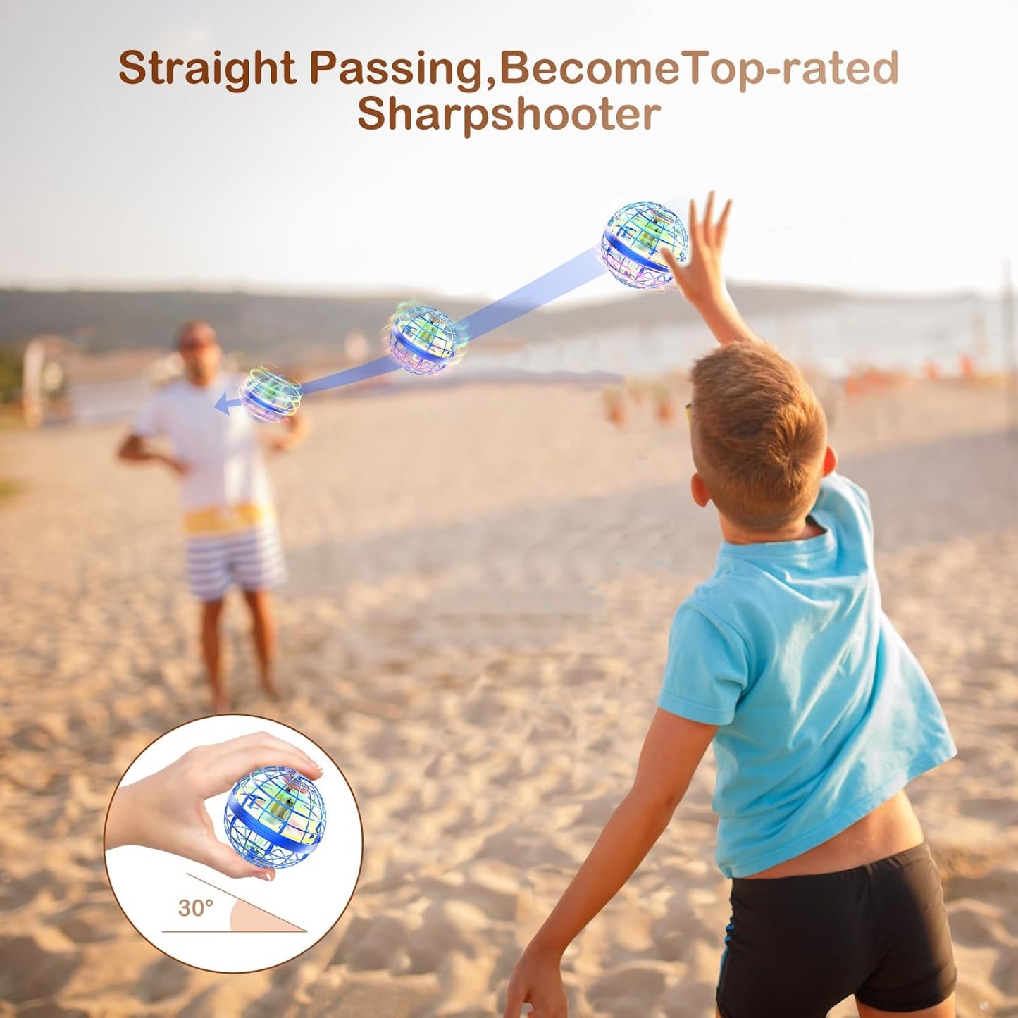 Flying Boomerang Ball