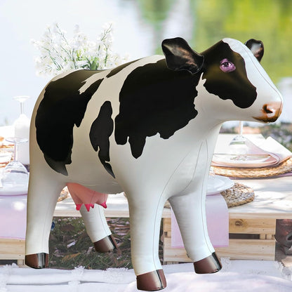 Udderly Amazing: 37" Lifelike Inflatable Cow