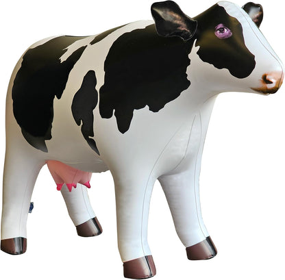 Udderly Amazing: 37" Lifelike Inflatable Cow