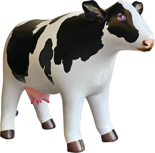 Udderly Amazing: 37" Lifelike Inflatable Cow