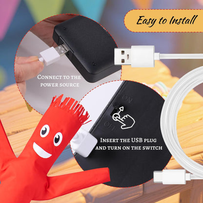 Mini Wacky Waving Inflatable Tube Guy with Blower