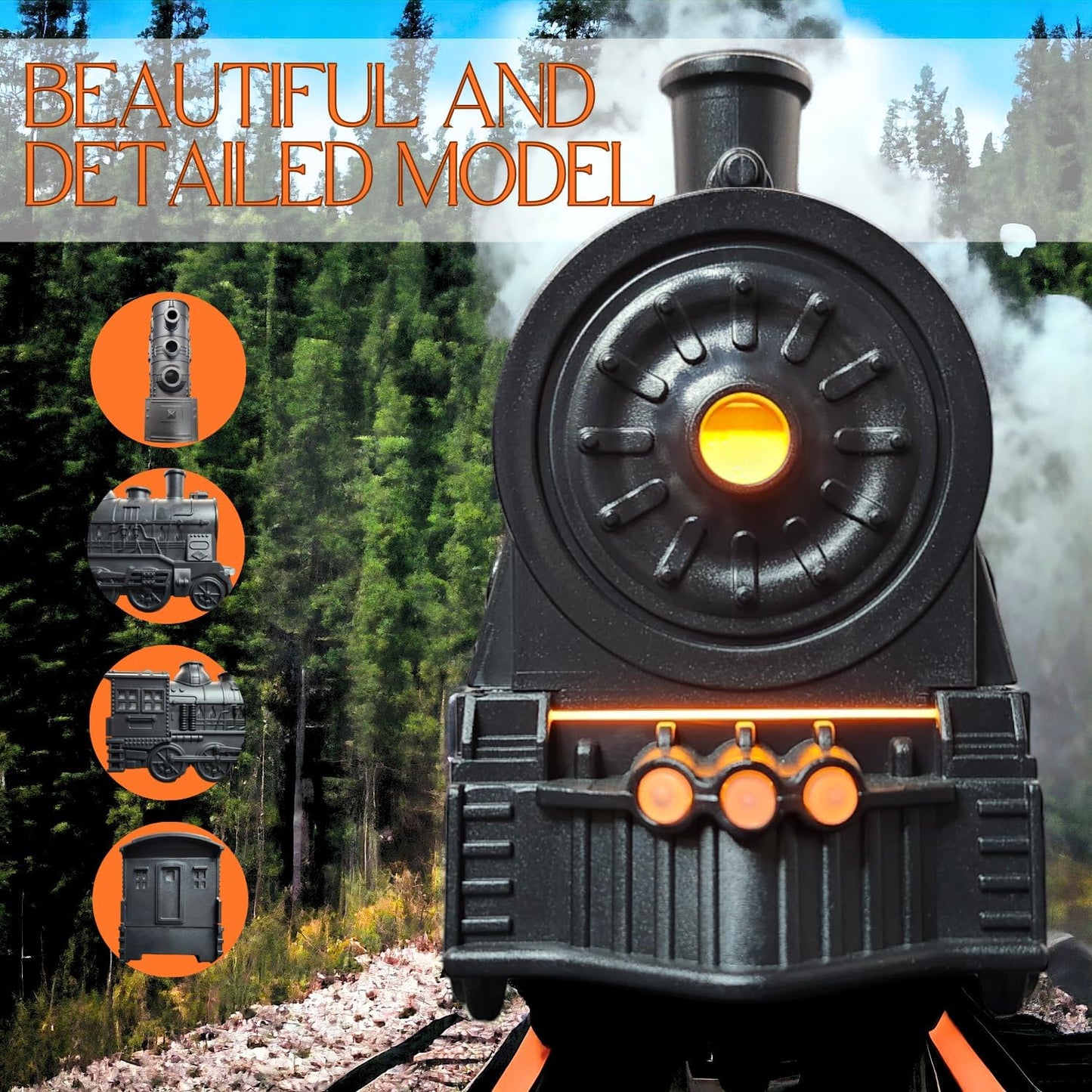 Relaxation Express: Train Essential Oil Diffuser
