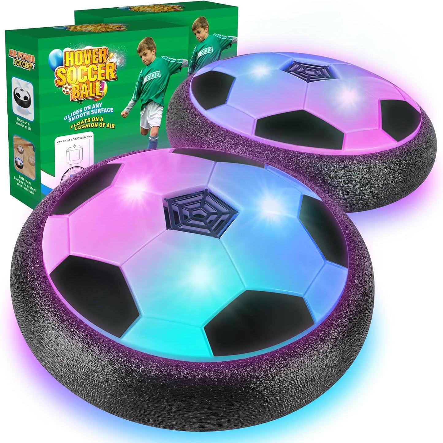 2 Pack Hover Soccer Ball