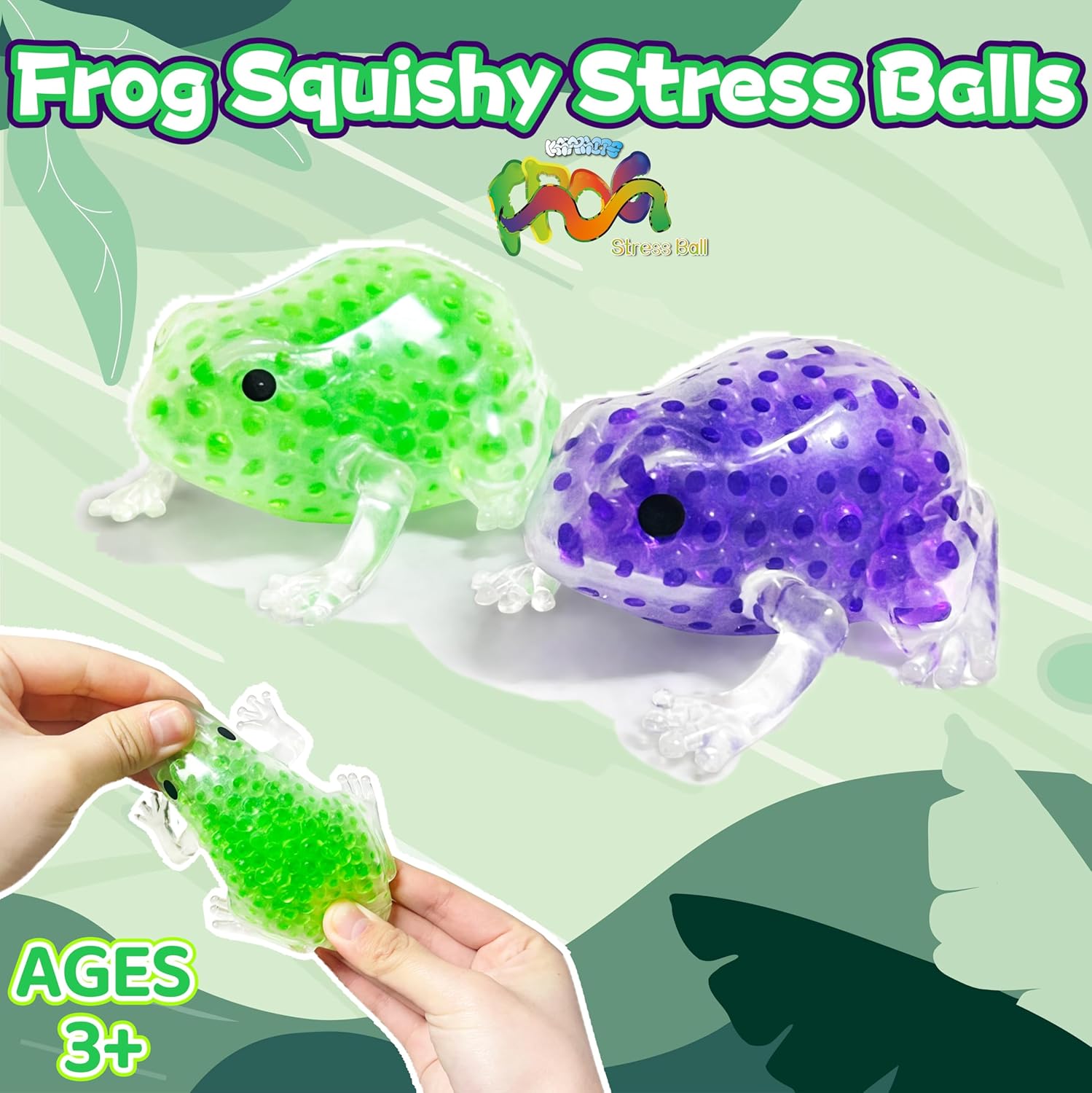 Green Frog Stress Relief Balls 