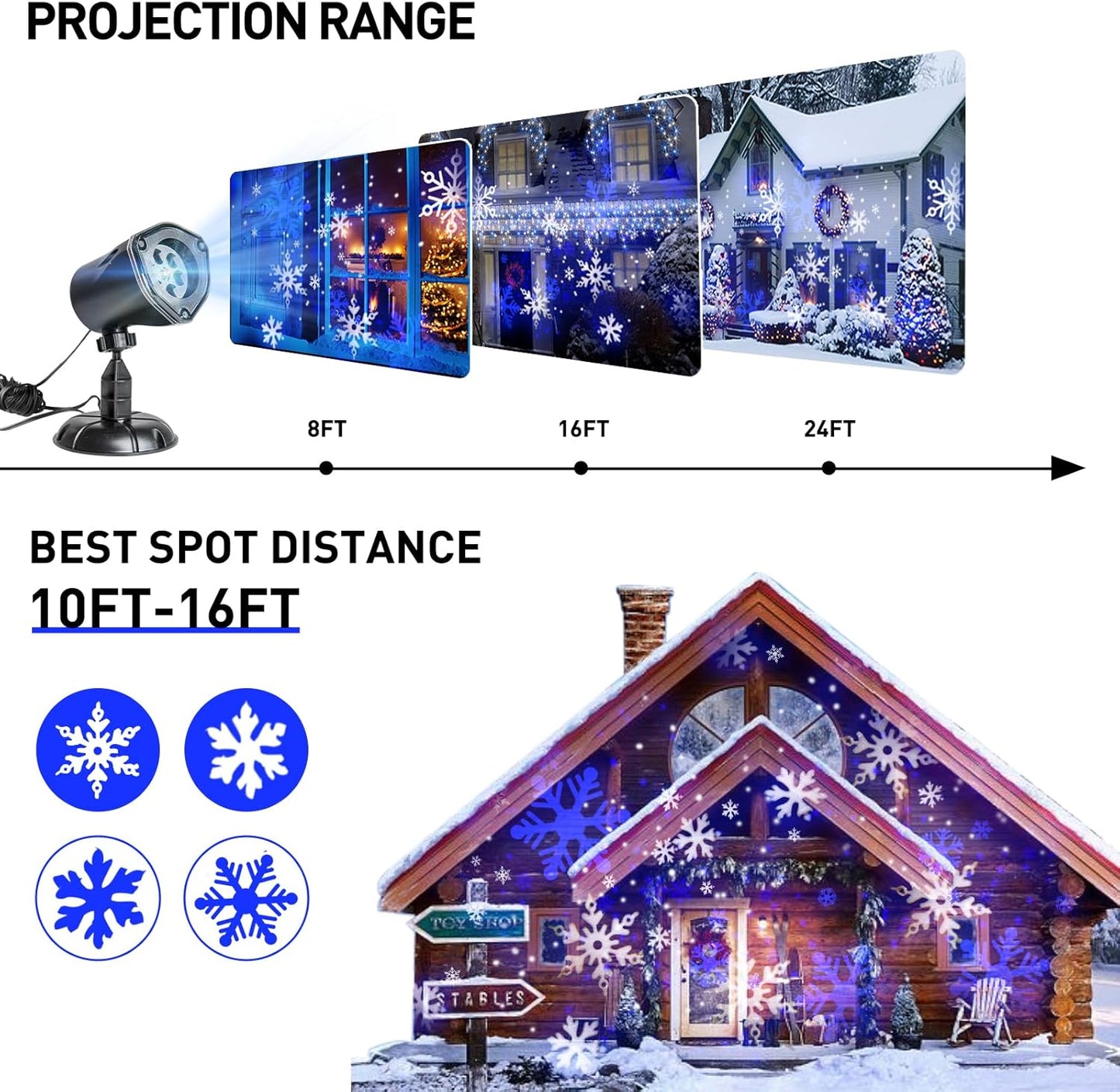 Christmas Projector Lights Outdoor, Indoor
