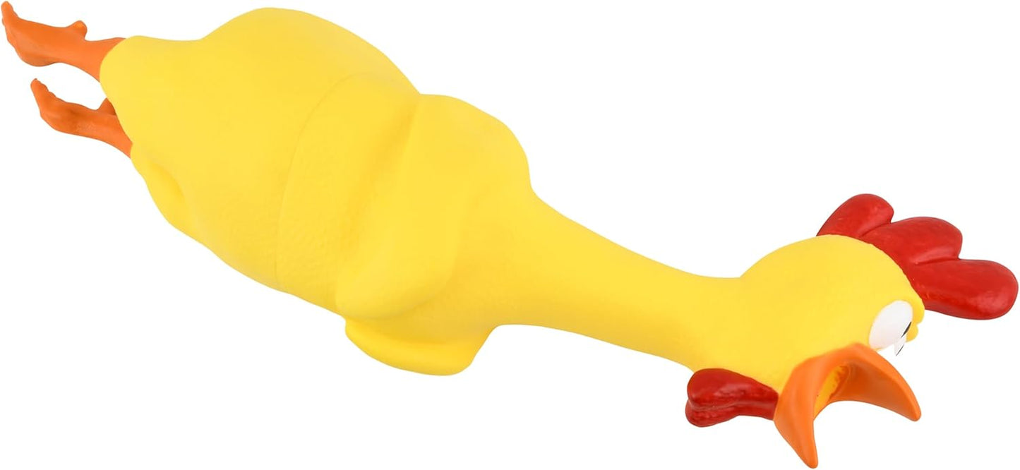 Hilarious Rubber Chicken Christmas Tree Topper