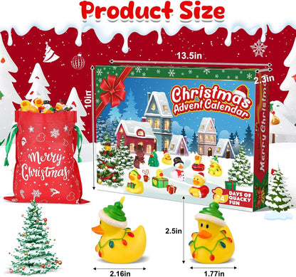 2025 Advent Calendar Christmas Rubber Ducks