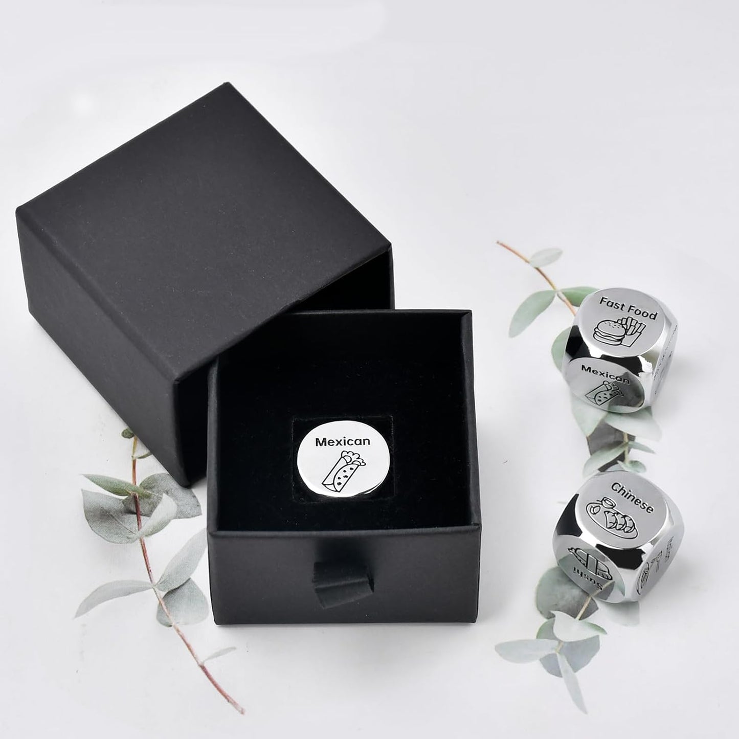 Steel Food Decision Dice