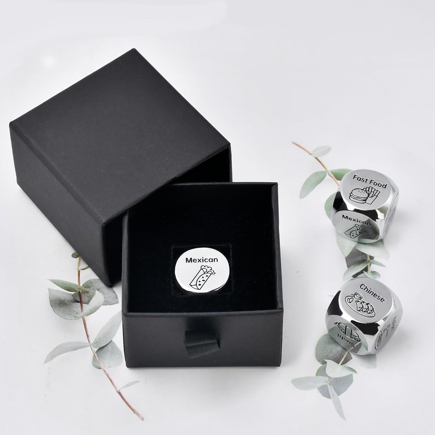 Steel Food Decision Dice