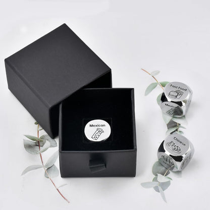 Steel Food Decision Dice