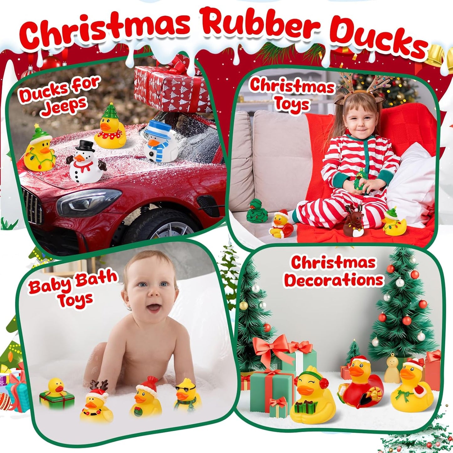 2025 Advent Calendar Christmas Rubber Ducks