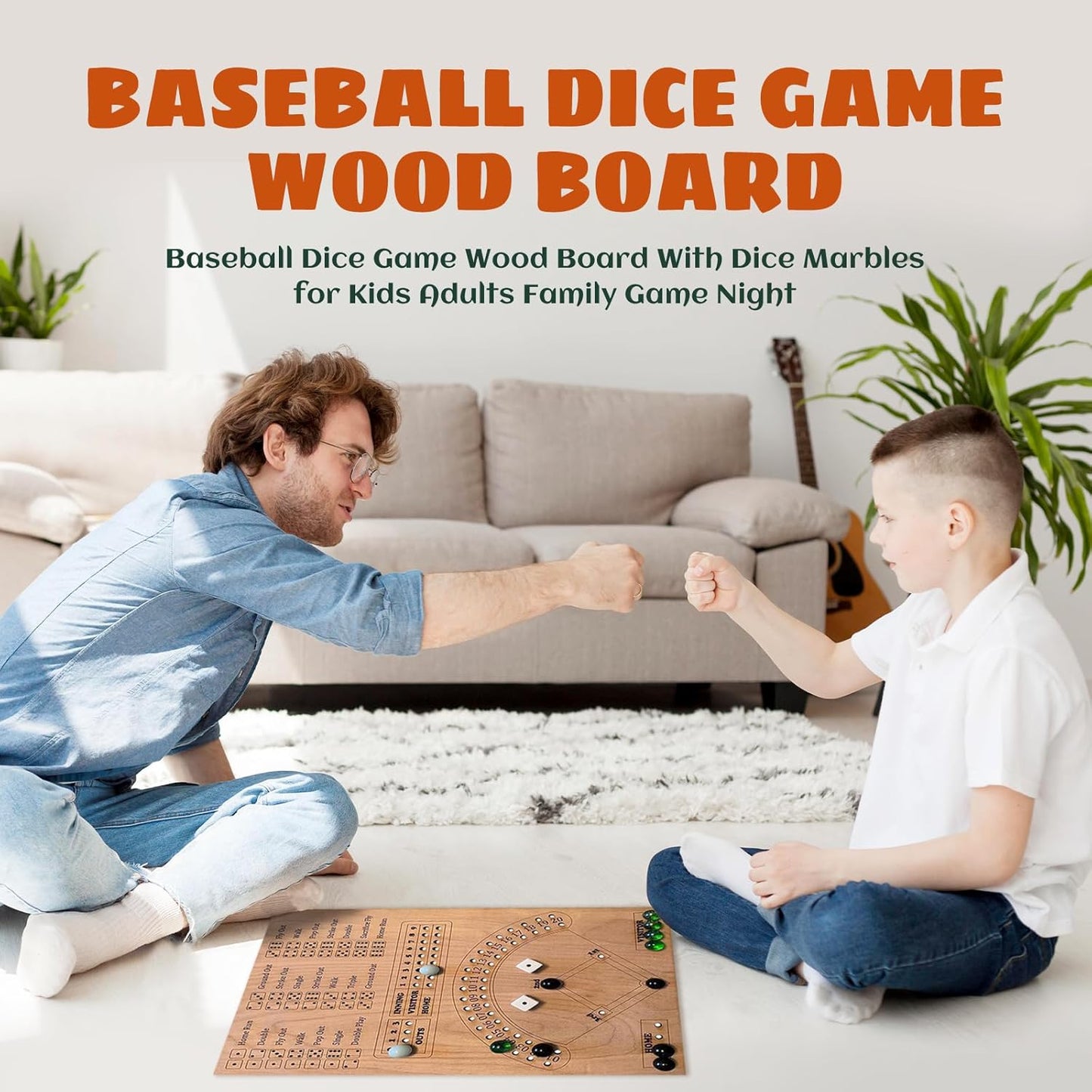 Baseball Dice Board Game for Kids & Adults