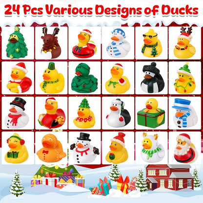 2025 Advent Calendar Christmas Rubber Ducks