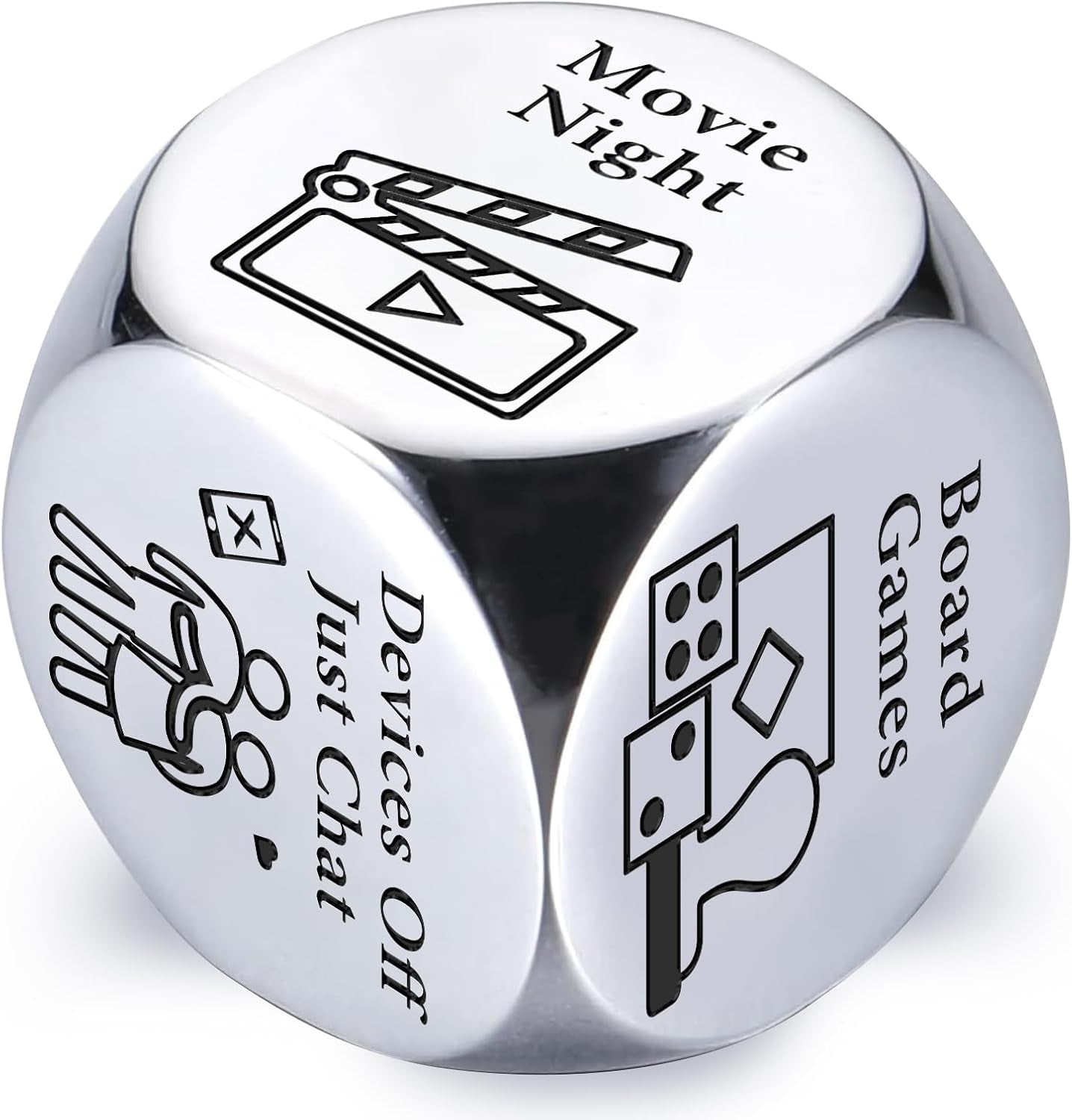 Steel Food Decision Dice